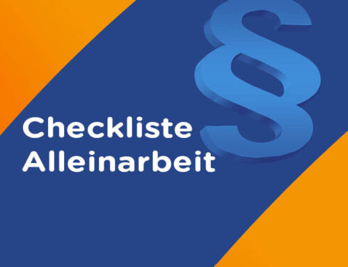 MultiBel Alleinarbeiterschutz App – Checkliste Alleinarbeit