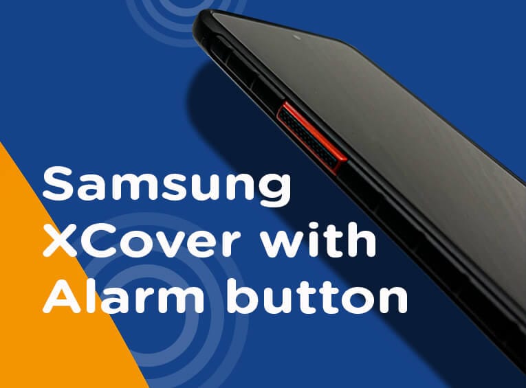Samsung XCover Smartphone with alarm button MultiBel